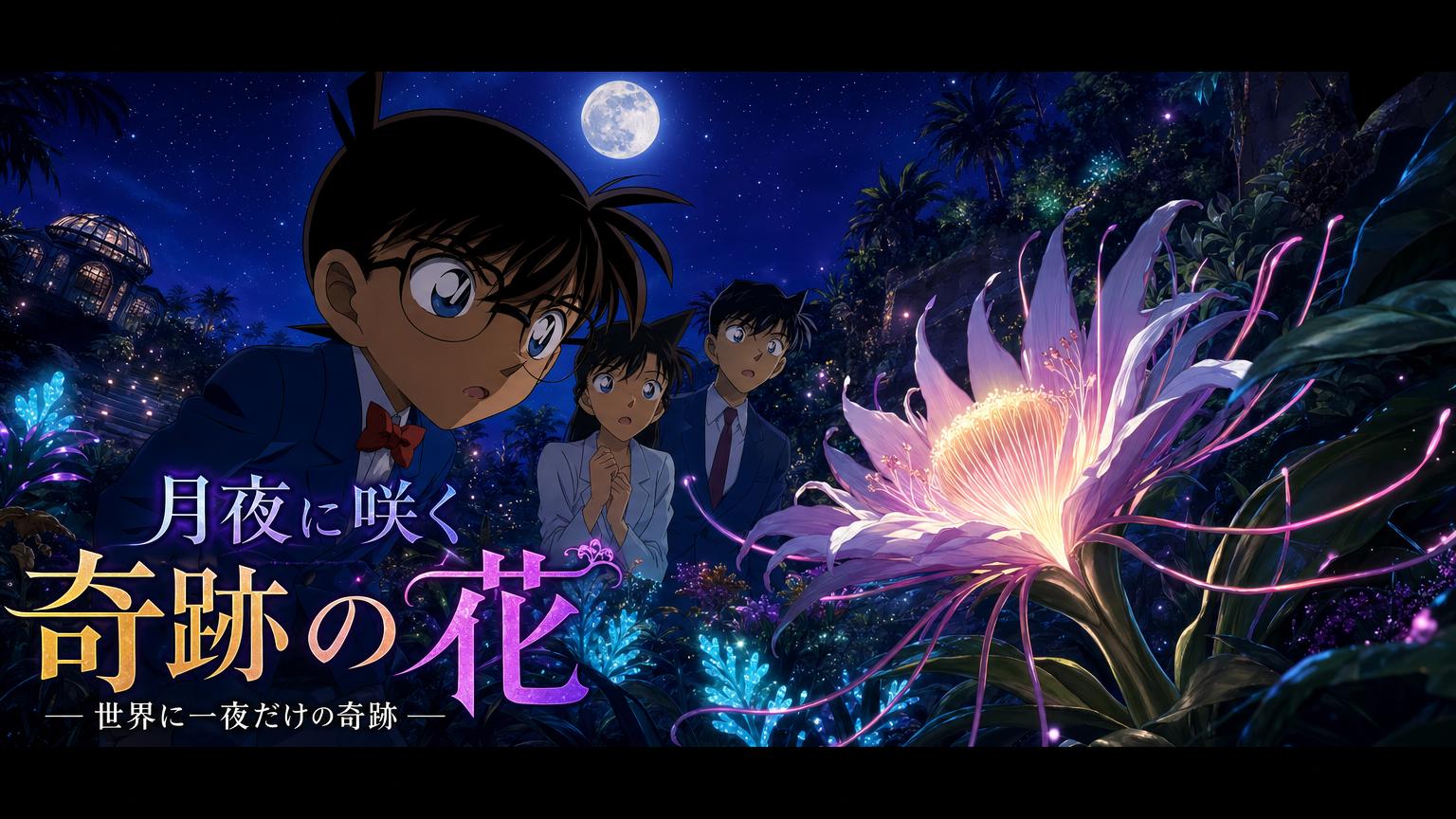 蘑菇视频植物视频-珍稀兰花夜间绽放